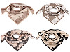 Foulard satiné, 90 x 90 cm