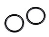 Ring schwarz Ø 25 mm für Lederwaren