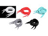 Shoelaces, sneakers, sweatshirt laces, length 130 cm