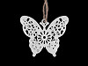 Schmetterling, Blume aus Metall zum Aufhängen