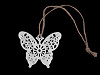 Schmetterling, Blume aus Metall zum Aufhängen