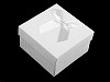 Box with bow 9x9 cm