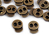 Metal cord stoppers 15x18 mm