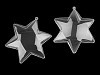 Pudełeczko plastikowe dwuczęściowe - dzwonek, choinka, kropla, gwiazda