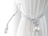 Vorhang Raffhalter/Schnur mit Perle