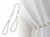 Decorative Curtain Tiebacks / Drape Holdbacks, pearls 