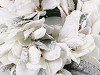 Vánoční věnec ojíněná magnolie Ø34 cm