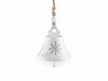 Dzwonek z śnieżynkami Ø80 mm