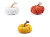 Calabaza de peluche suave, decoración de Halloween duradera