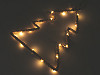 Dekoráció LEDes karácsonyi csilag / fenyő fa akasztható