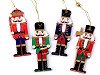 Pantin/Soldat en bois, décoration de Noël à suspendre