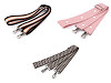 Textil táskapánt / táska heveder karabinerrel szélessége 3,8 cm