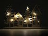 Dekoracja świetlna LED domki 