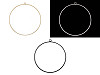 Aro circular metálico lacado Ø30 cm