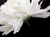 Textilní květ chryzantéma Ø15 cm k výrobě smutečních věnců, kytic