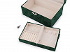 Lockable 2in1 jewelry box, suede