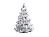 Dekorace vánoční stromeček s glitry
