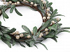 Artificial mistletoe wreath Ø30 cm