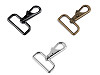 Fém forgós karabiner 40 mm-es befűző