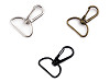 Fém forgós karabiner 25 mm-es befűző
