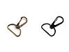 Mousqueton métallique pour sangle de 25 mm
