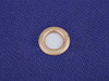 Oczka metalowe z podkładką wewnętrzna Ø10 mm / zewnętrzna Ø17 mm matowe