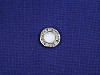 Oczka metalowe z podkładką wewnętrzna Ø10 mm / zewnętrzna Ø17 mm z kamyczkami