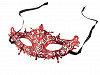 Karnevalová maska - škraboška metalická