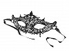 Karnevalová maska - škraboška čipková