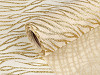 Tkanina dekoracyjna imitacja juty z brokatem szerokość 36 cm 