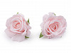 Testa di rosa artificiale, dimensioni: Ø 5 cm