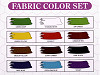Farby do tkanin 12 kolorów 