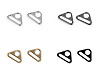 Ajustador triangular metálico/hebillas deslizantes triangulares, ancho 25 mm