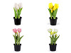 Artificial Tulips in a Flowerpot