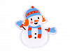 Autocolante de Crăciun pentru ferestre - om de zăpadă, pinguin