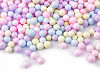 Bolas decorativas de poliestireno, mezcla de colores pastel