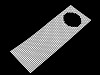 Griglia in tela di plastica per punto croce - segnalibro, dimensioni: 8,7 x 24,8 cm
