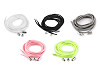 Cordones elásticos autoajustables, largo 100 cm