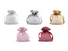 Bolsa de regalo de organza con purpurina 10 x 13 cm