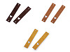 Lederetikett Herz 12 x 70 mm