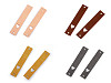 Etykietka / metka / ozdoba skórzana 12x70 mm serce 