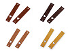 Etykietka / metka / ozdoba skórzana 12x70 mm serce 