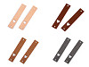 Etykietka / metka / ozdoba skórzana 12x70 mm serce 