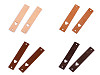 Etykietka / metka / ozdoba skórzana 12x70 mm serce 