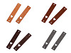 Etykietka / metka / ozdoba skórzana 12x70 mm serce 