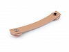 Leather Handle for Baskets and Lids with screw rivet 2x15 cm
