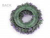 Coroană de Buxus artificial violet Ø30 cm
