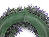 Coroană de Buxus artificial violet Ø30 cm