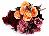 Umělá kytice růže (1 svaz.)