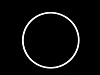 Cerchio in plastica / telaio circolare, dimensioni: Ø 21; 26 cm